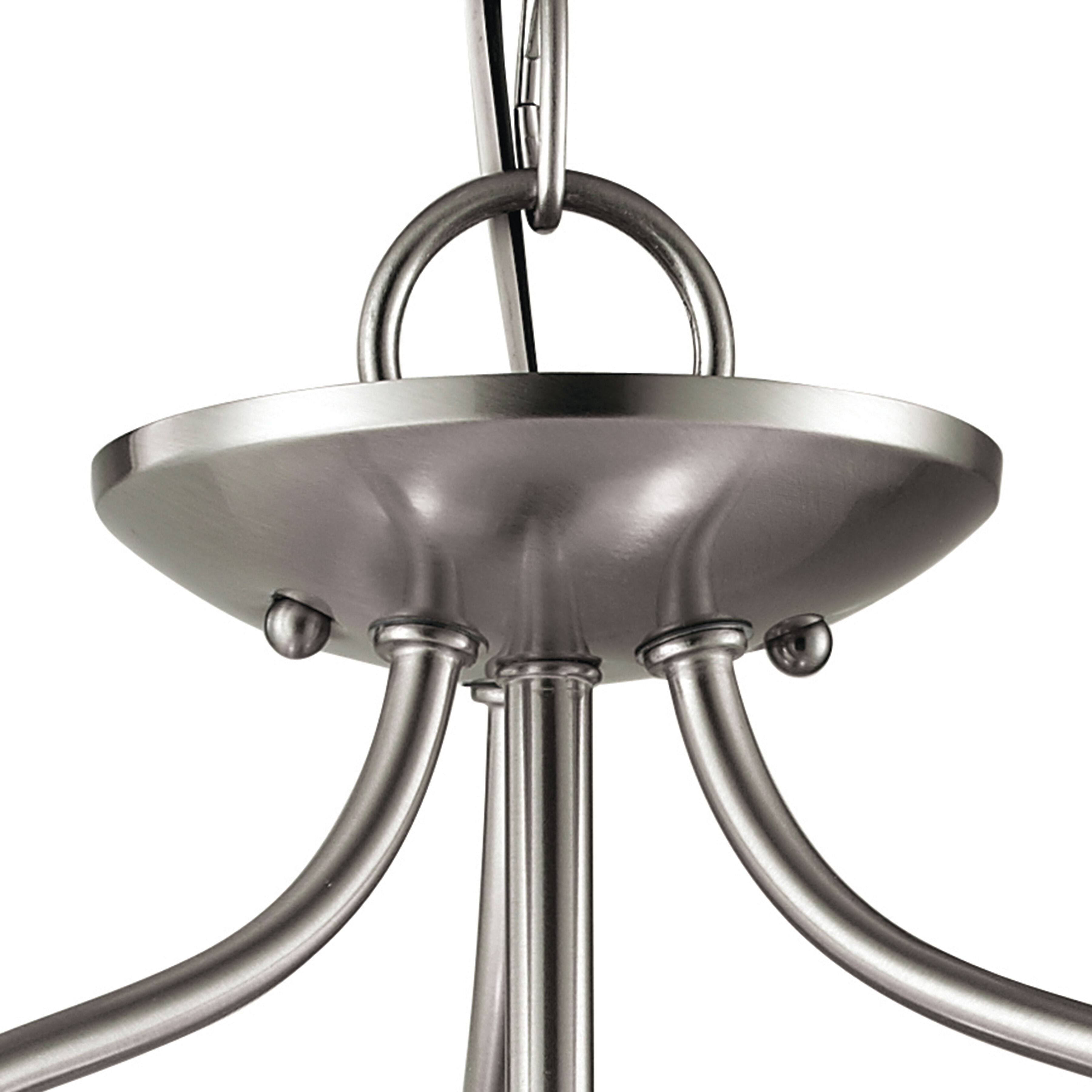 Conway 2 Light 15 inch Brushed Nickel Semi Flush Mount Ceiling Light
