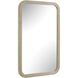 Emari 46 X 30 inch Light Warm Gray with Antique White Glaze Mirror