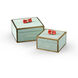 Wildwood 8 X 8 inch Sea Mist Decorative Boxes