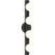 Cabaret 4 Light 21.65 inch Matte Black Bathroom Wall Light
