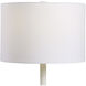 Tanali 29 inch 150.00 watt Charcoal Concrete and Polished White Marble Table Lamp Portable Light