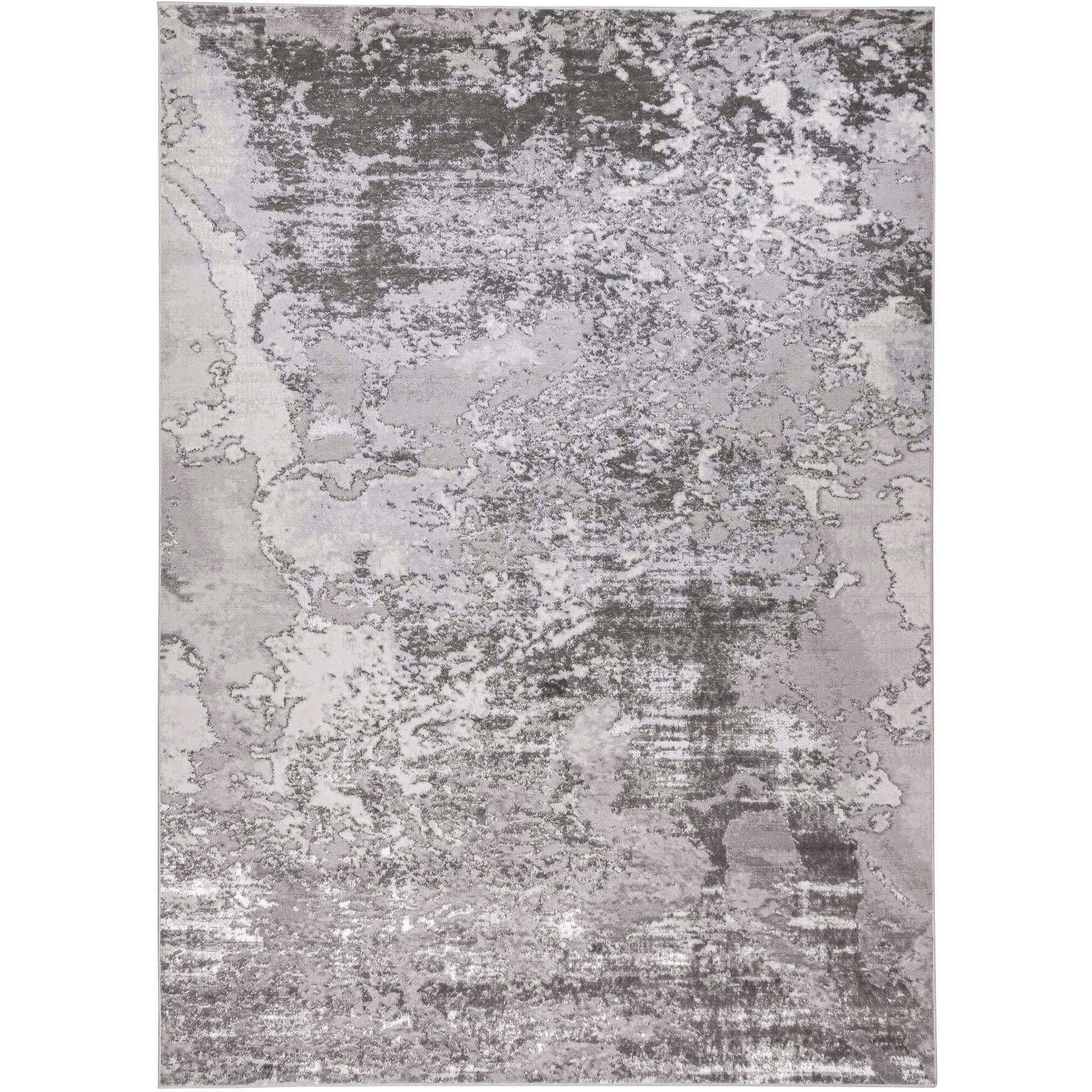 Ayda 36 X 24 inch Black/Grey Rug in 2 x 3