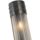 Willard 3 Light 4.38 inch Urban Bronze Wall/Vanity Light Wall Light in Clear Prismatic Glass