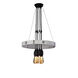 Hero LED 31.5 inch Stone / Smoked Bronze Chandelier Ceiling Light