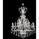 Pearl 16 Light 51 inch Silver Chandelier Ceiling Light