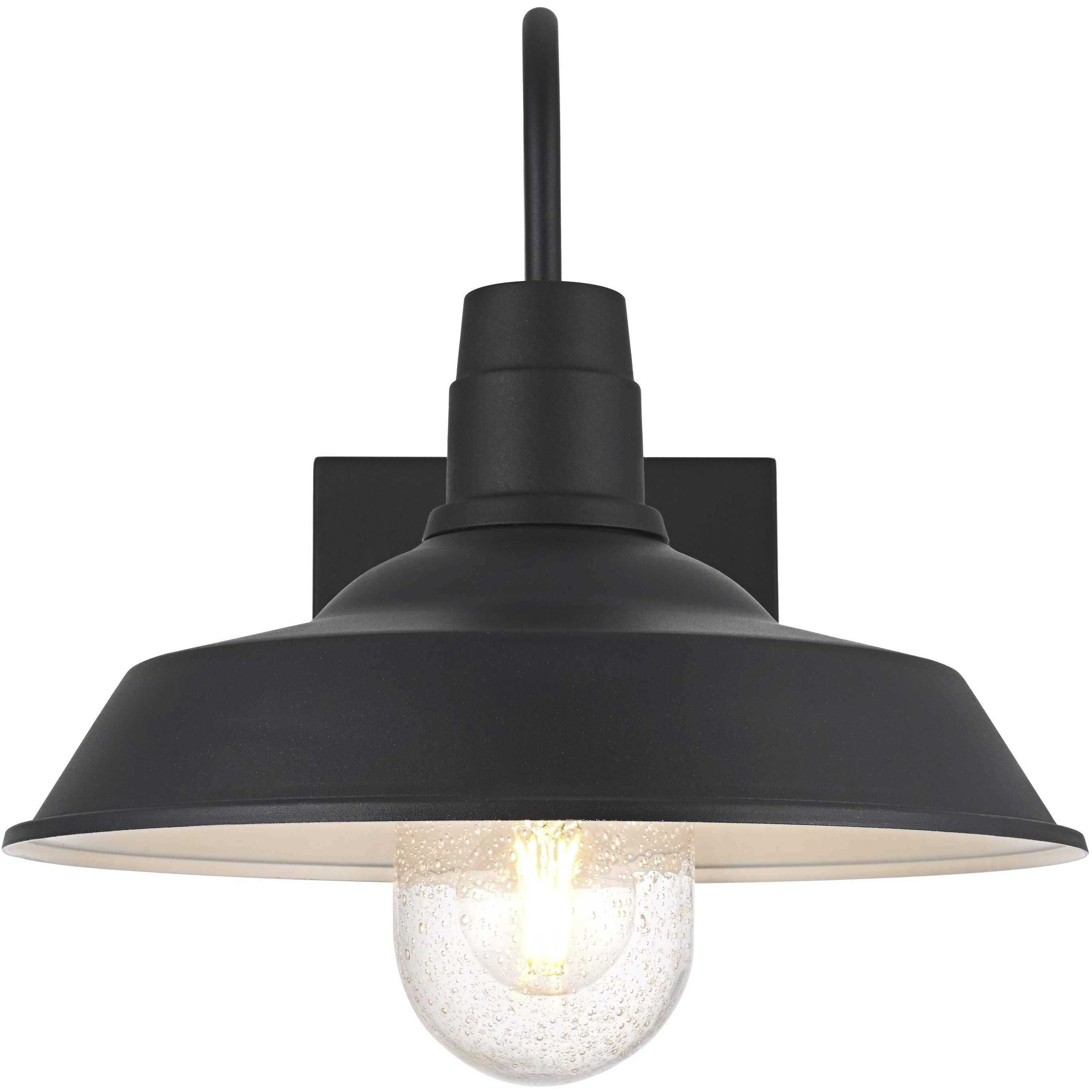 Rayan 1 Light 15 inch Black Outdoor Wall Sconce