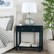 Lark 30" Wood 1-Drawer Nightstand in Navy Blue