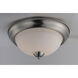 Taylor 2 Light 13.25 inch Satin Nickel Flush Mount Ceiling Light