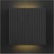 Miami LED 8 inch Sand Black Outdoor Wall Sconce
