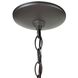 Moravian Star 1 Light 9 inch Oil Rubbed Bronze Mini Pendant Ceiling Light