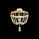 Signature Bali LED 16 inch Heirloom Gold Semi-Flush Mount Ceiling Light, Schonbek Signature