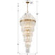 Hayes 31 Light 24 inch Aged Brass Chandelier Ceiling Light