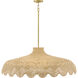 Open Air Paloma 3 Light 40 inch Lacquered Brass Outdoor Pendant