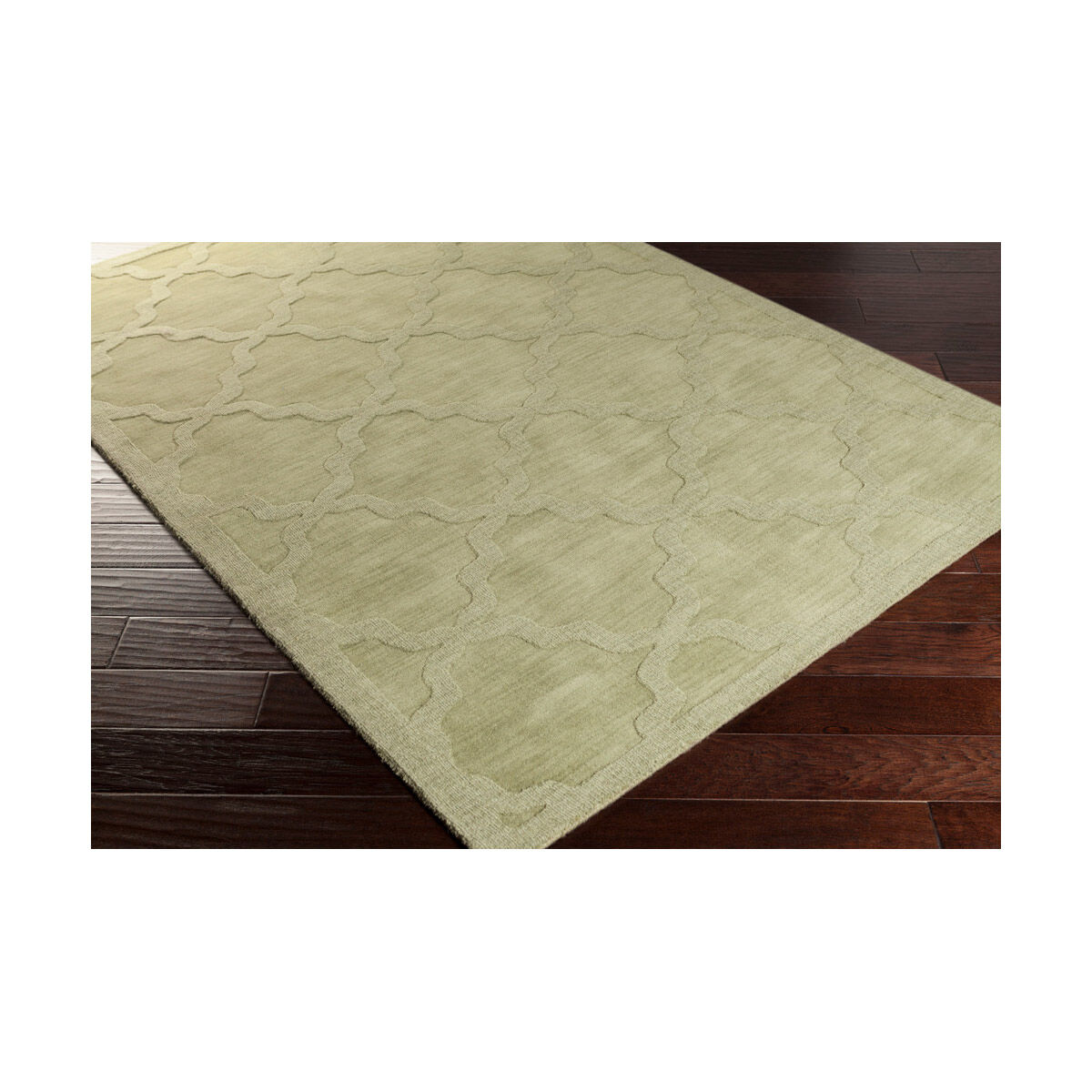 Central Park 93 X 93 inch Olive/Sage Handmade Rug in 8 Ft Round, Round