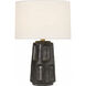 Ian K. Fowler Altamira 13 inch 1.7 watt Stained Black Metallic Cordless Accent Lamp Portable Light