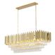 Canada LED 12.3 inch Gold Chandelier Ceiling Light