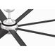 Stellar 96 Silver Fan Motor Only, Blades Sold Separately