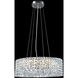 Contemporary 15 Light 20 inch Silver Chandelier Ceiling Light
