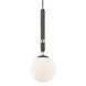 Brielle 1 Light 9.5 inch Polished Nickel Pendant Ceiling Light