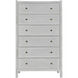 Hampton White Wash Dresser, Tall Boy