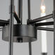 Tux 12 Light 36 inch Black Chandelier Ceiling Light