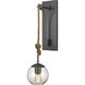 Haute Collar 1 Light 6 inch Pewter Sconce Wall Light