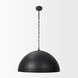Karina 36 inch Matte Black Hammered Pendant Light Ceiling Light