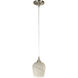 Hue LED 5 inch Polished Nickel Mini Pendant Ceiling Light