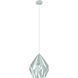Carlton 1 Light 12.01 inch Pastel Light Green Pendant Ceiling Light