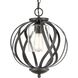 Daisy 1 Light 12 inch Midnight Bronze Pendant Ceiling Light