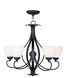 Brookside 5 Light 26 inch Black Chandelier Ceiling Light