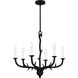 Oakley 6 Light 25 inch Earth Black Chandelier Ceiling Light