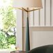 Elden 69 inch 150 watt Cadet Blue and Antique Brass Floor Lamp Portable Light