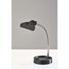Slender 13.5 inch 4.00 watt Black Desk Lamp Portable Light, Simplee Adesso