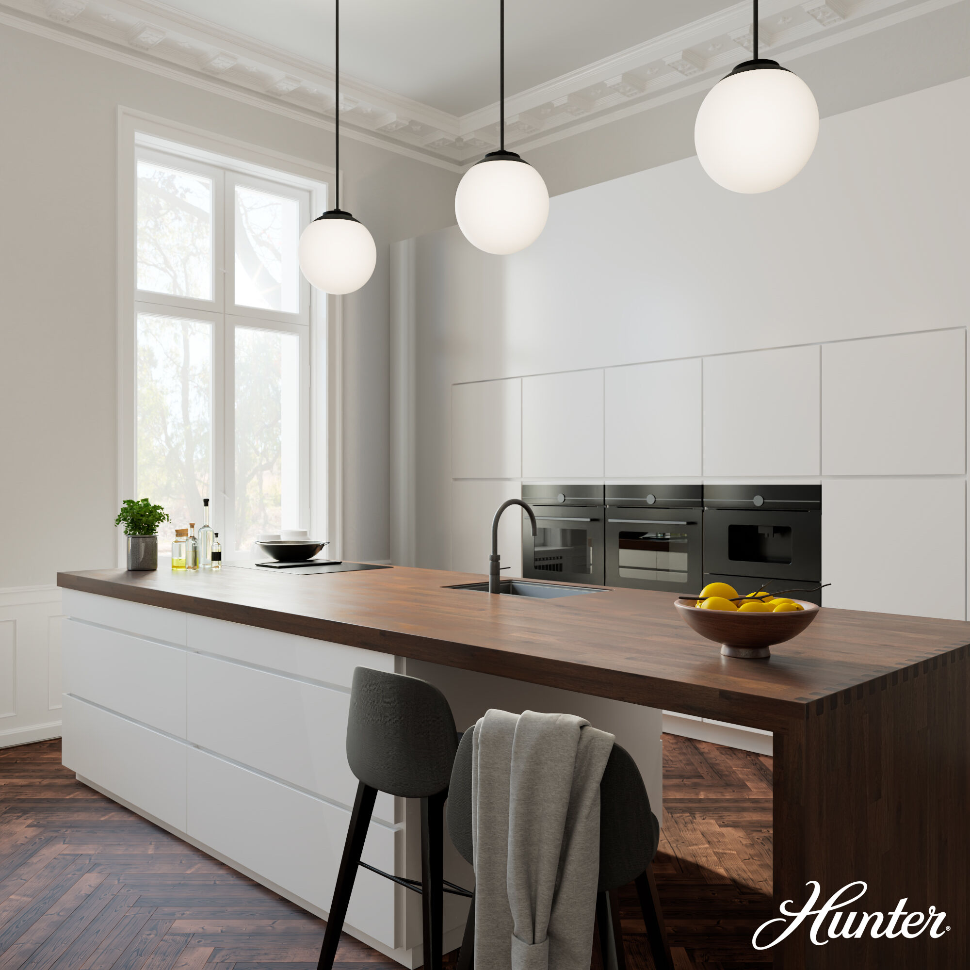 Hepburn 1 Light 12 inch Matte Black Pendant Ceiling Light, Medium