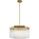 Emma 7 Light 20.9 inch Brushed Brass Chandelier Ceiling Light