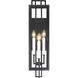 Knoll Road 4 Light 27.13 inch Coal Outdoor Wall Mount, Great Outdoors
