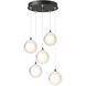 Fritz 5 Light 15.4 inch Ink Pendant Ceiling Light