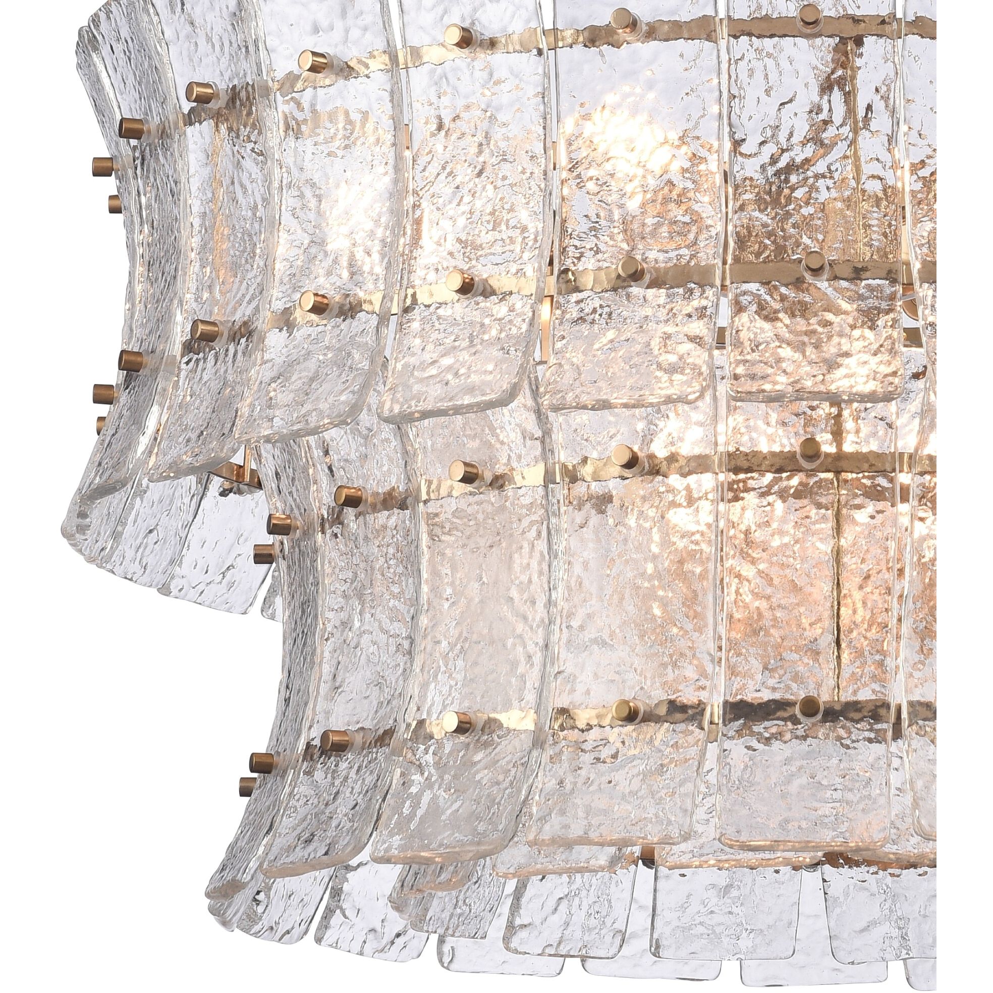 Sophie 9 Light 28.5 inch Lacquered Gold Pendant Ceiling Light