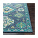 Bonifate 90 X 60 inch Denim/Navy/Teal/Lime/Khaki/Light Gray Rugs, Rectangle