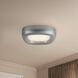 Folio 14.5 inch Space Gray Flush Mount Ceiling Light