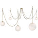 Marbelle 5 Light 84.5 inch Legacy Brass Pendant Ceiling Light
