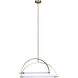 Keaton LED 33.5 inch Gold Chandelier Ceiling Light