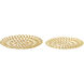 Regina Gold Tray, Set of 2