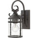Casa Outdoor Wall Mount Lantern in Clear, Small
