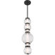 Cordel LED 8 inch Dark Matte Black Mini Pendant Ceiling Light