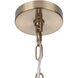 Larrson 6 Light 18 inch Satin Brass Chandelier Ceiling Light