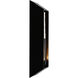 Curva LED 24 inch Sand Black Outdoor Wall Light