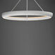 Geist LED 47.25 inch Textured White Ring Pendant Ceiling Light
