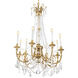 Duvaux 8 Light 31.5 inch Antique Gold Chandelier Ceiling Light